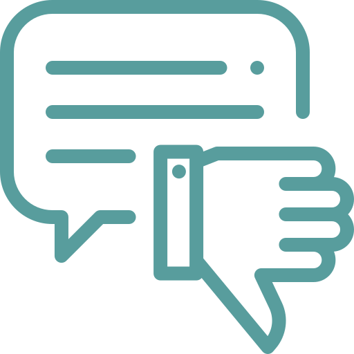 Frustrated conversation icon